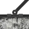 A close-up view of the handle and top edge of a shopping basket. Produktbild-Vorschau