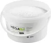 A white plastic bucket filled with white granular product, with a label on the front. Produktbild-Vorschau