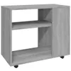 vidaXL Stolik boczny szary Sonoma 70x35x55 cm Materiał Podgląd zdjęcia produktu 1