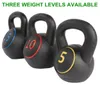 Set di kettlebell Zimilo da 5, 10 e 15 libbre, set di pesi Anteprima dell’immagine prodotto 6