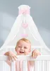 Amilian Chiffonhimmel mit Schleife für Baby Bett, Produktbild-Vorschau 5
