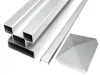 WPC Sichtschutz Zaun Zaunpfosten Aluminium Pfosten Produktbild-Vorschau 1