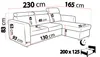 POCKET Universelles Ecksofa 230x165 cm L-Form mit Produktbild-Vorschau 7