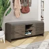 Ława DECORTIE Zulla ciemna kawa 110 x 37 x 43 cm Podgląd zdjęcia produktu 1