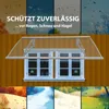 Vordach 115 x 100 cm Aluminium Türdach Türvordach Produktbild-Vorschau 4