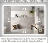 Badspiegel mit Beleuchtung, Wandspiegel 100*60 cm, Produktbild-Vorschau 3