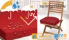 sunnypillow 2er Set Stuhlkissen Outdoor, wasserdicht Produktbild-Vorschau 4