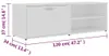 vidaXL TV-Schrank Weiß 120x34x37 cm Holzwerkstoff Produktbild-Vorschau 7