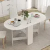 Esstisch/Küchentisch - Klappbarer Tisch - Oval - Mit Produktbild-Vorschau 7