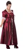 Robe marquise en taffetas bordeaux baroque rococo, taille : Voir les images du produit 5
