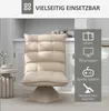 HOMCOM Bodenstuhl Bodensofa mit verstellbarer Rückenlehne, Produktbild-Vorschau 7