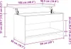 vidaXL Table basse blanche 102x50x52,5 cm Bois composite Voir les images du produit 7