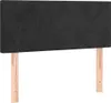 vidaXL LED Kopfteil Schwarz 90x5x78/88 cm Samt Produktbild-Vorschau 4