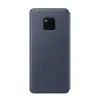 A blue Huawei Mate 20 Pro flip case is shown from the back. Produktbild-Vorschau