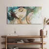 Abstrakte Frau – Leinwandbild Wandbild – 100x50 cm – Produktbild-Vorschau 2