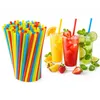 Strohhalme Mehrweg Jumbo 24 cm Ø 8 mm – 200 Stück bunte Produktbild-Vorschau 4