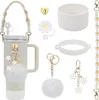 Weiß Cup Zubehör Set, Wasserflasche Griff Riemen, Siliocne Produktbild-Vorschau 1