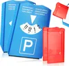 com-four® 2 parkeerkaarten met ijskrabber, rubberen lip en Productafbeelding-voorbeeld 1