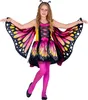 Kinderkostüm Schmetterling – Kleid mit Tutu & Flügeln 128 Produktbild-Vorschau 1