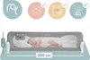 Nukido 722900 Barierka ochronna do łóżka, 200 cm, szara Podgląd zdjęcia produktu 3