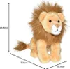 Lion en peluche avec son - 20 cm Voir les images du produit 2