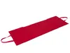 A red foldable mat with handles, shown on a white background. Voir les images du produit