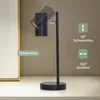 ZMH Nachttischlampe Schwarz Tischleuchte Wohnzimmer - Produktbild-Vorschau 3