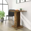 vidaXL Bistrotisch Räuchereiche 60x60x75 cm Holzwerkstoff Produktbild-Vorschau 12