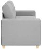 vidaXL Divanetto a due posti Grigio nuvola 180x77x82 cm in Anteprima dell’immagine prodotto 5