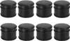 Türstopper - Ø 9 cm - Schwarz - Edelstahl - Gummi - 8er Set Produktbild-Vorschau 1