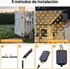 LILIIN 6x2 m Solar Lichternetz warmweiß mit Timer & Produktbild-Vorschau 6