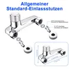 Badewannenarmatur mit Duschthermostat, Mischbatterie mit 2 Produktbild-Vorschau 2