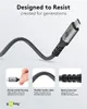 Goobay 74210, 0,5 m, USB C, USB C, 40 Gbit/s, Czarny, Szary Podgląd zdjęcia produktu 4