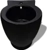 vidaXL Keramik-WC & Bidet-Set Schwarz Produktbild-Vorschau 3