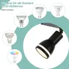 ZMH LED stropné svetlo 4 plamene stropné osvetlenie čierne Náhľad obrázku produktu 2