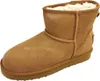 A single brown boot on a white background. Produktbild-Vorschau