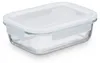 Contenitori in vetro Relaxdays con coperchio, set da 4, 640 Anteprima dell’immagine prodotto 9