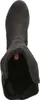 A top-down view of a black boot. Voir les images du produit
