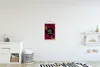 MuchoWow® Textilposter Zitat - Frau - Gold - Bordeaux 40x60 Produktbild-Vorschau 2