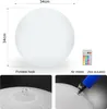 2Stück RGBW Solar Schwimmende Pool Beleuchtung, Ø34cm Produktbild-Vorschau 15