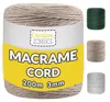 Creative Deco 200 m Donker Beige Macrame Koord, 2-3 mm Productafbeelding-voorbeeld 1