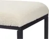 Ławeczka do przedpokoju tapicerowana baranek, 38 x 81 x 42 Podgląd zdjęcia produktu 3