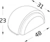 Holztürstopper div. Holz Ausführungen Bodentürstopper Produktbild-Vorschau 2