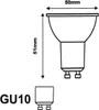 LED-Glühbirne GU10 7W 220V BLAU Produktbild-Vorschau 3