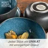 Moritz & Moritz ORGANIC reaktiv blau Müslibowl Set 6 tlg. Produktbild-Vorschau 7