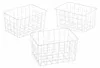Relaxdays Drahtkorb 3er Set, rechteckig, Gitterkorb zur Produktbild-Vorschau 8