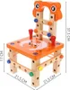 Drehbarer Stuhl Holzspielzeug Holzpuzzle Produktbild-Vorschau 17