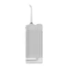 A side view of a white and gray water flosser against a white background. Produktbild-Vorschau