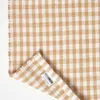 HOMESCAPES Baumwoll-Teppichläufer beige-weiß kariert - Produktbild-Vorschau 5