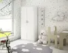 Kleiderschrank mit Regalböden LUBA – Breite 74 cm, weiß Produktbild-Vorschau 1